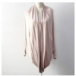 The Group by Babaton Cocoon Cardigan Pink‎ Size Small Aritzia Draped